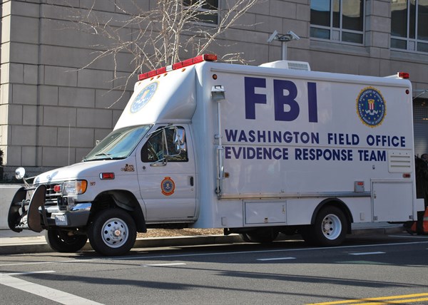 FBI mobile evidence response team vehicle