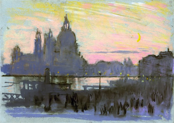 The gold moon by Joseph Pennell, 1857-1926, artist
