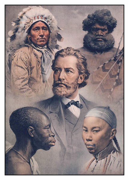 The five races of Mankind.