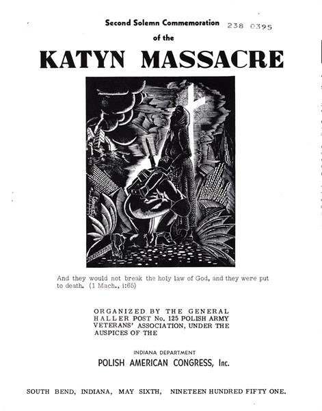 Second Solem Commenmoration of the Katyn Massacare