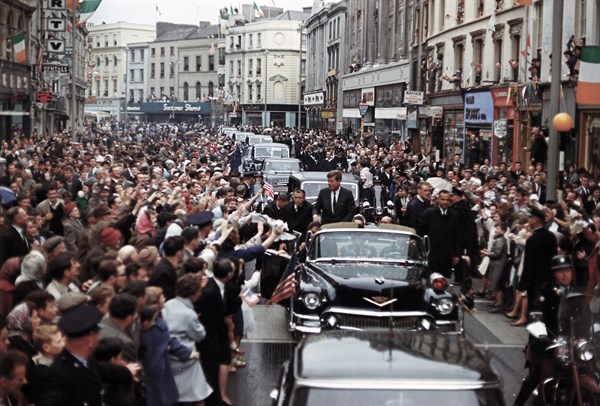 John Kennedy; Trip to Europe: Motorcade in Dublin, Ireland