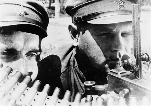 World War two: Machine gunners eastern front of the Red Army