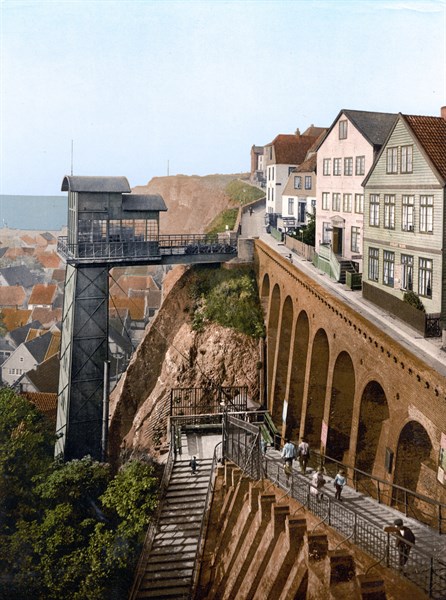 The Lift, Helgoland, Germany 1895
