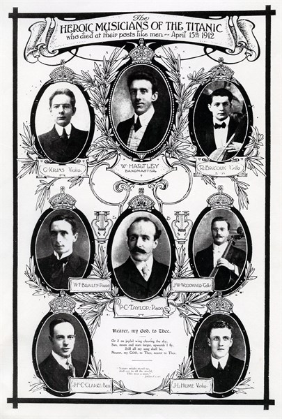 Musicians aboard the Titanic 1912