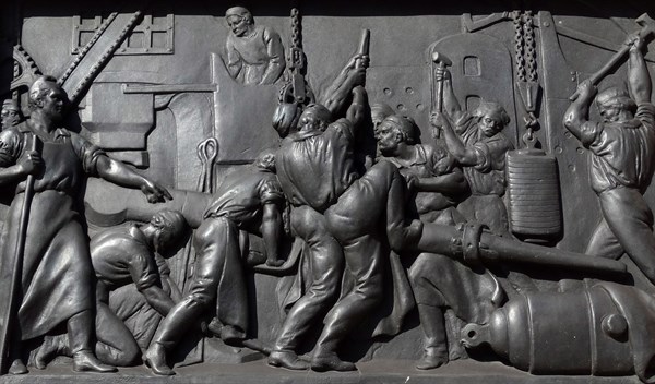 The Crimean War Memorial in St James's, London