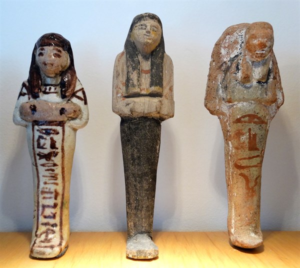 Egyptian Ushabti or ushabtis.