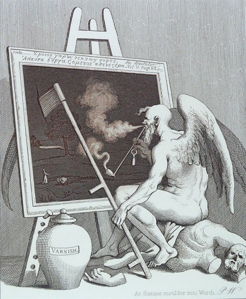 To Nature and yourself appeal, Engraving by William Hogarth;