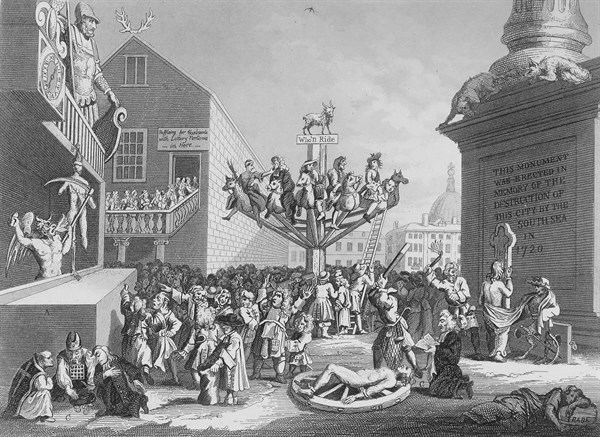 The South Sea Bubble, Engraving by William Hogarth