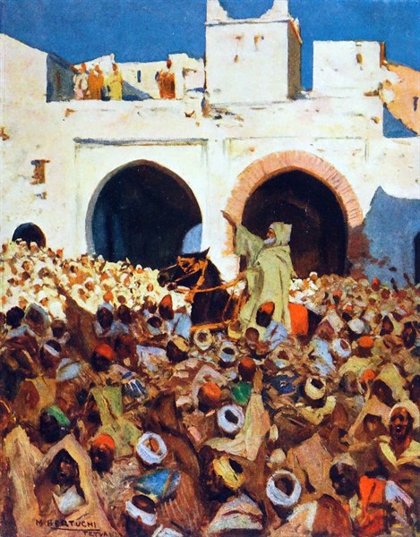Tetouan, after the military uprising which began the Spanish Civil War 1936