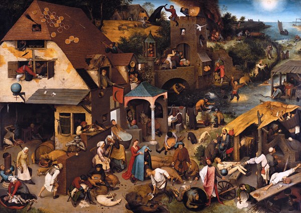 Netherlandish Proverbs' by Pieter Bruegel the Elder