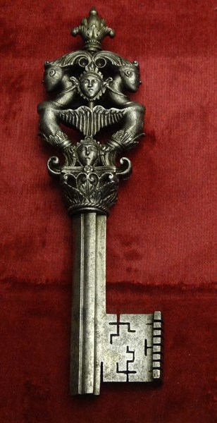 Steel key from the 17th Century