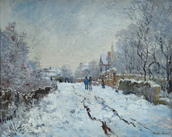 Snow scene at Argenteuil' by Claude Monet