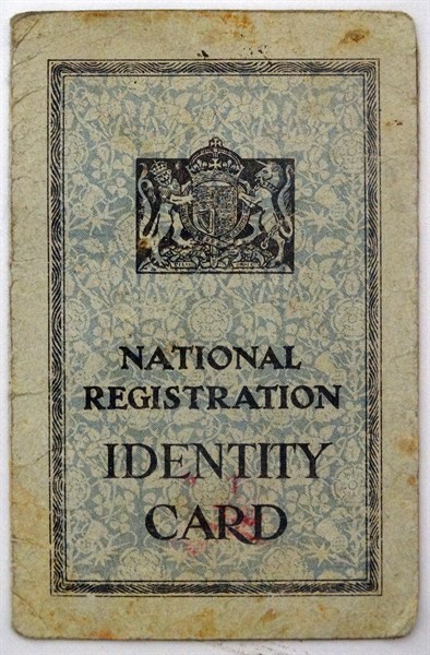 Identification card from the Second World War