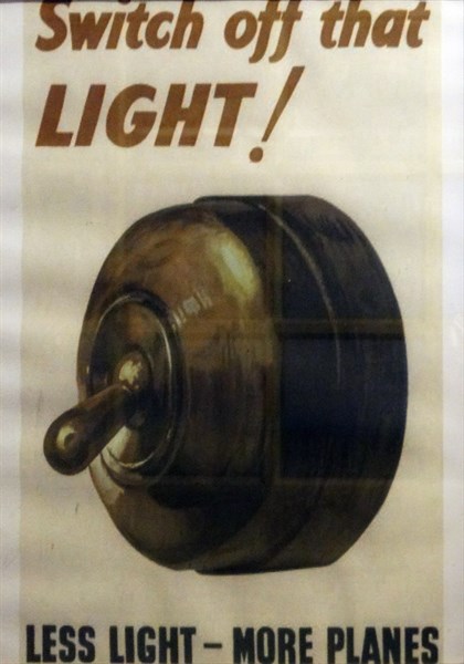 World War Two poster issued by the Ministry of Fuel and Power