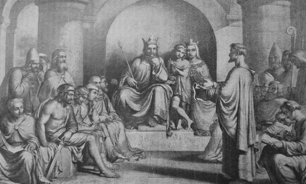 A scene in the life of Alfred the Great