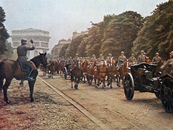 Colour photograph of Moritz Albrecht Franz Friedrich Fedor von Bock in Paris