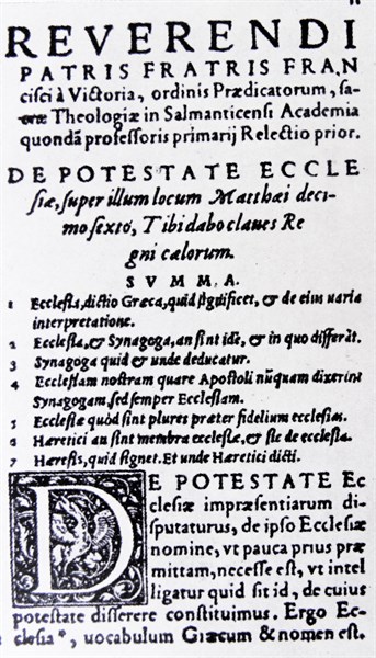De potestate ecclesiae I and II