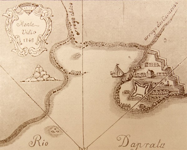 Map of Antigua during the 18th Century