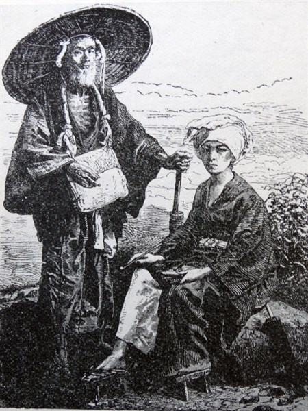 A Japanese man on a pilgrimage