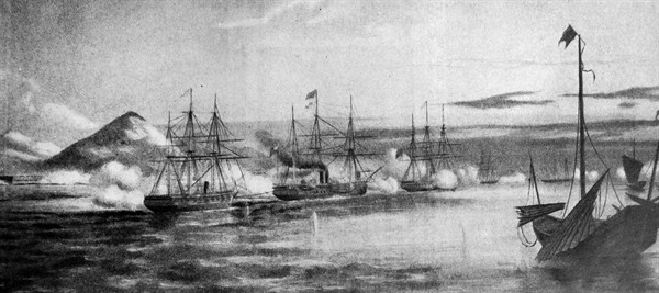 Engagement of British Warships