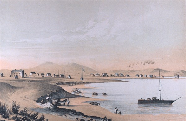 Painting of Benicia from the West