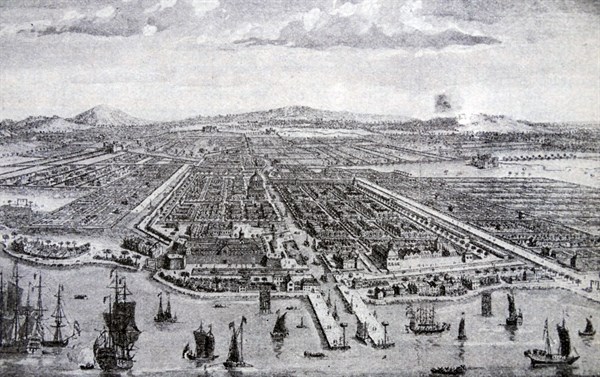 City of Batavia. headquarters of the Dutch East India Company