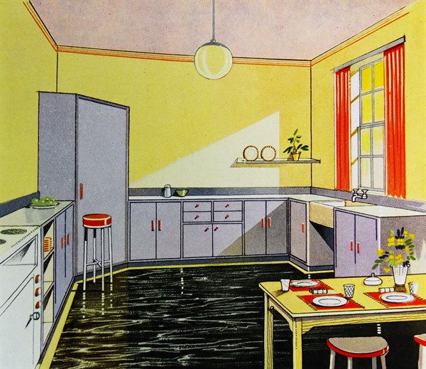 Colour scheme for transforming a dingy kitchen