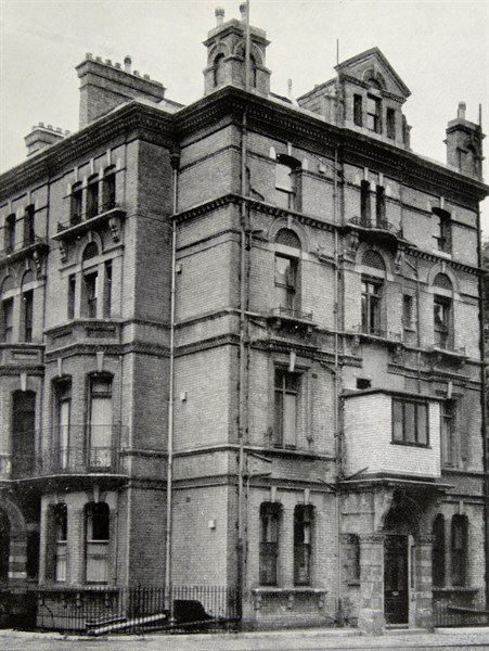 Exterior of a house that has been converted into flats