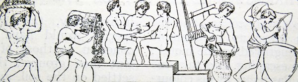 Illustration of slaves