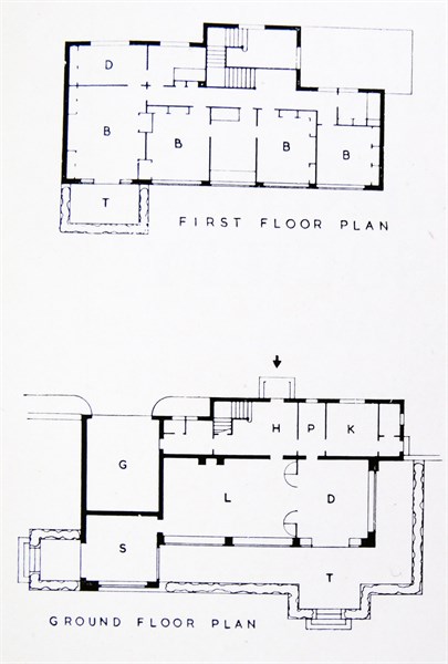 Floorplan of a luxury house on the Kent coast