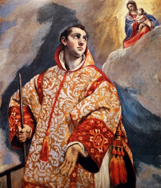 Saint Lawrence's Vision of the Virgin' by El Greco