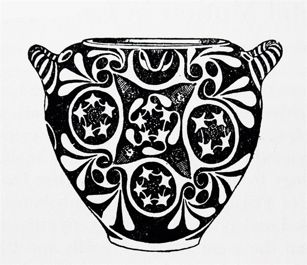 Kamares pottery vase from Knossos