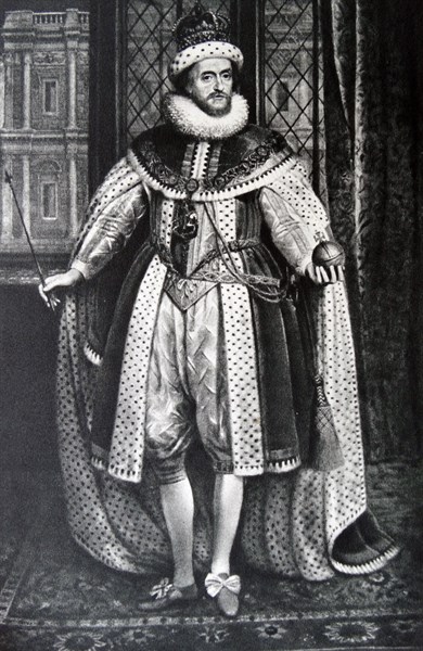 Portrait of King James I