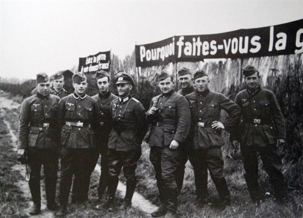 German soldiers enter France