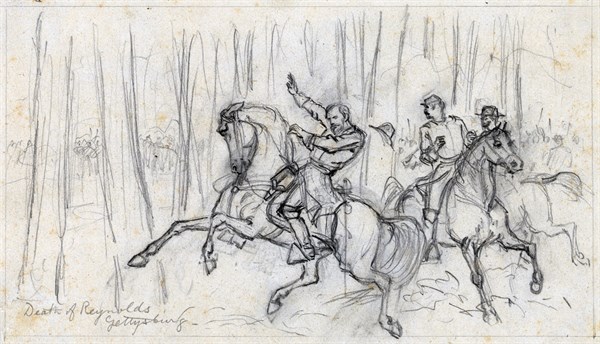 Death of Reynolds at Gettysburg 1863
