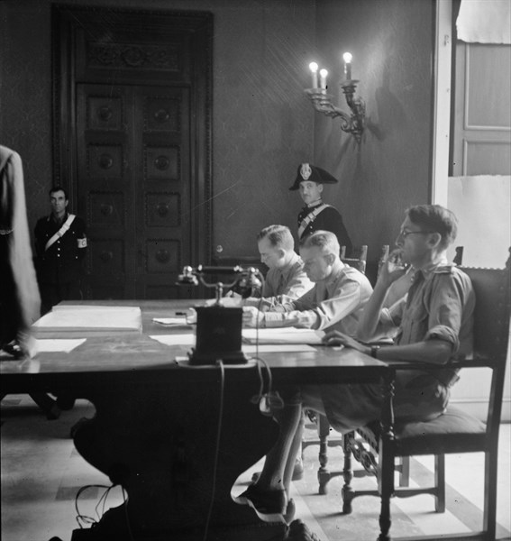 World War two allied occupation of Italy
