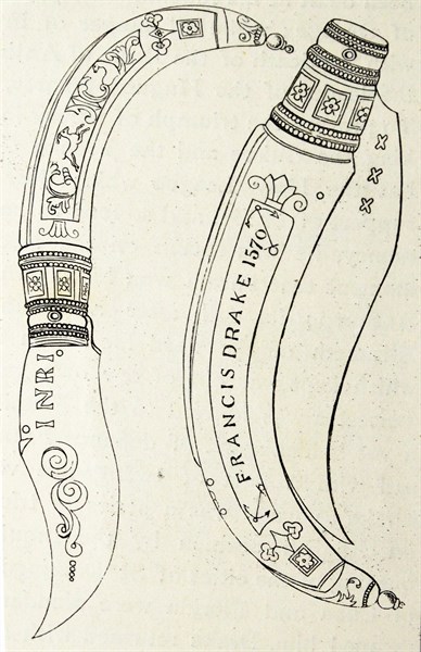 Clasp knife of Sir Francis Drake.