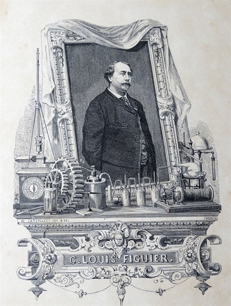 Louis FIGUIER - 1819-1894 French author who wrote prolifically on modern science