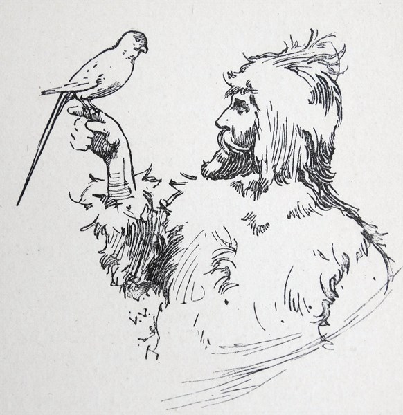 Illustration from a nineteenth century edition of 'Robinson Crusoe' a novel by Daniel Defoe.