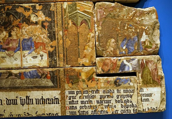 Wall painting from St Stephen's Chapel