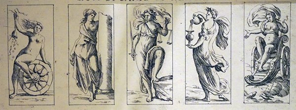 17th Century tarot cards by Giuseppe Maria Mitelli