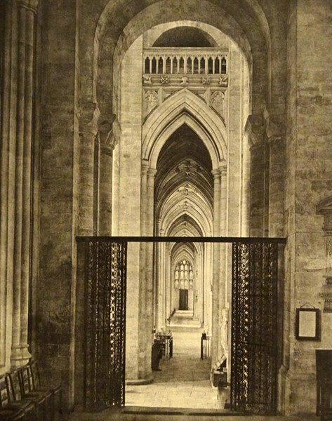 Interior of Winchester Cathedral