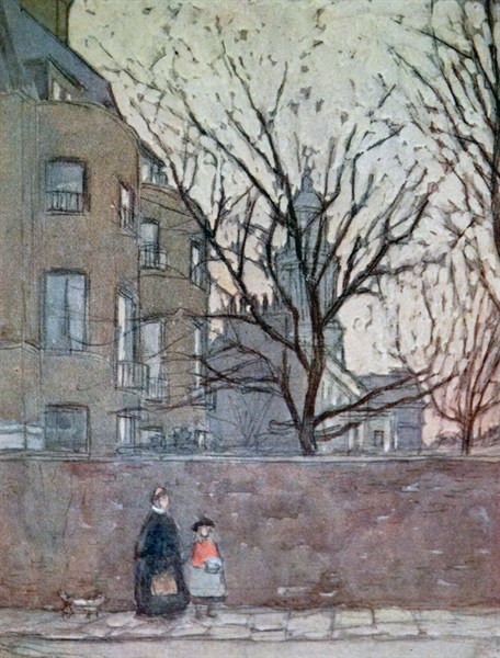 Colour sketch of Dickens' House