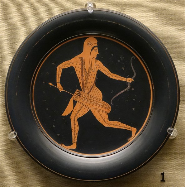 Red-figured plate