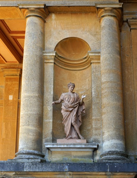 Detail from the exterior of Blenheim Palace
