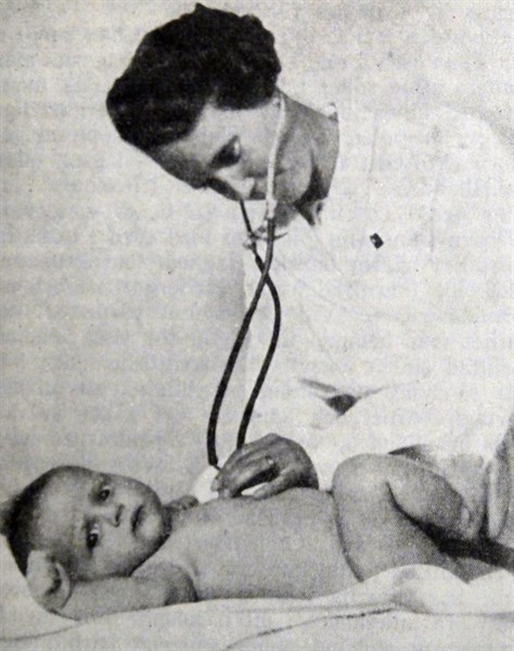 Examination of a infant in a child care centre
