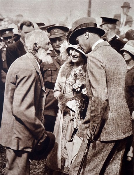 Prince Albert and Lady Elizabeth during their visit to Queensland
