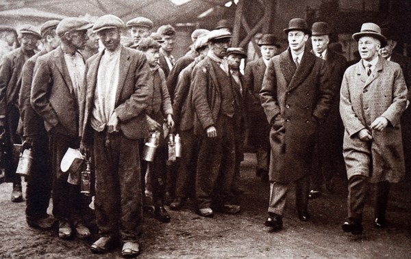 Prince Albert during a tour of the Bolton district in Lancashire