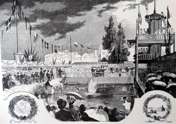Stockholm's swimming and siminrättning