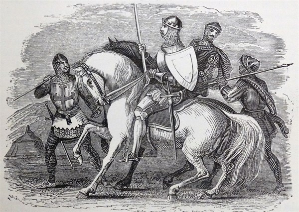 A 14th Century knight during the Hundred Years' War